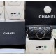 Chanel Caviar Quilted Barrel Clutch With Chain Black Bag