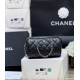 Chanel Caviar Quilted Barrel Clutch With Chain Black Bag