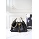 Chanel 26P Black Quilted Caviar Mini Chanel 25 Hobo