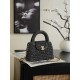 CHANEL Braided Raffia Mini Shopping Bag Braided Raffia