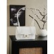 Chanel Small Flap Bag Grained Shiny Calfskin&Gold Tone Metal White