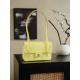 Chanel Small Flap Bag Grained Shiny Calfskin&Gold Tone Metal Yellow