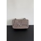 Chanel Maxi Flapbag Grained Calfskin&Silver Tone Metal Light Brown