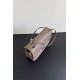 Chanel Maxi Flapbag Grained Calfskin&Silver Tone Metal Light Brown