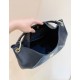 Chanel 26C Dumpling Hobo Black Leather Medium 