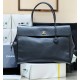 Chanel Large tote, Grained calfskin &gold-tone metal, black