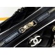 Chanel 25P Quilted Bowling Bag Lambskin Black