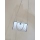 Chanel 25P Quilted Bowling Bag Lambskin White