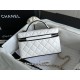 Chanel 26ss Slim Vanity Panda Color blocked LP Box Bag