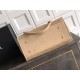 Chanel Straw Suede Calfskin Medium Deauville Tote Beige