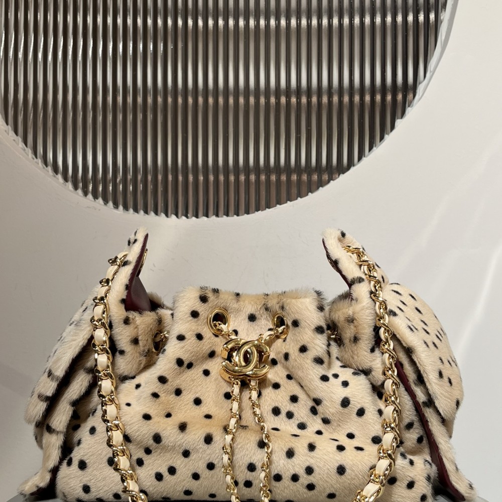 CHANEL 25 Mini Handbag Lambskin & Gold-Tone Metal  Light Beige & Black