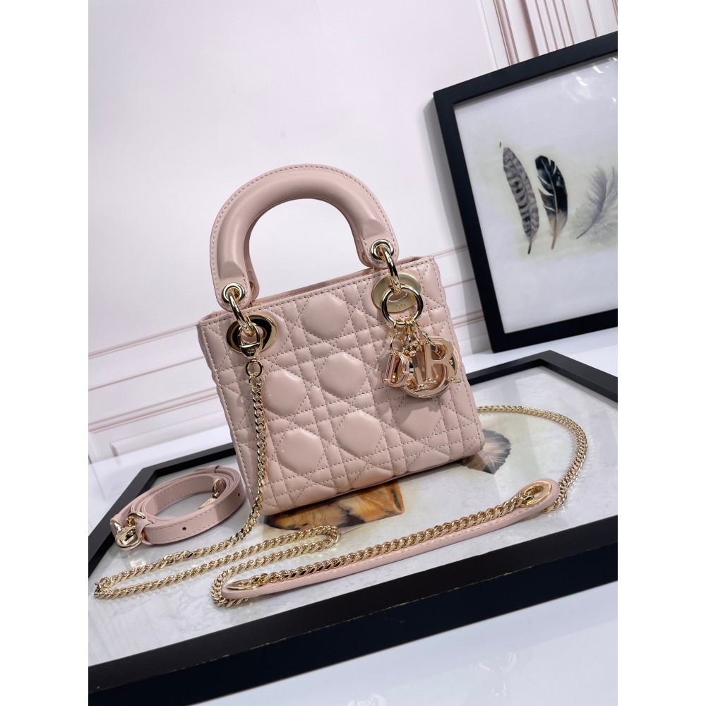 Mini Lady Dior Bag Blush