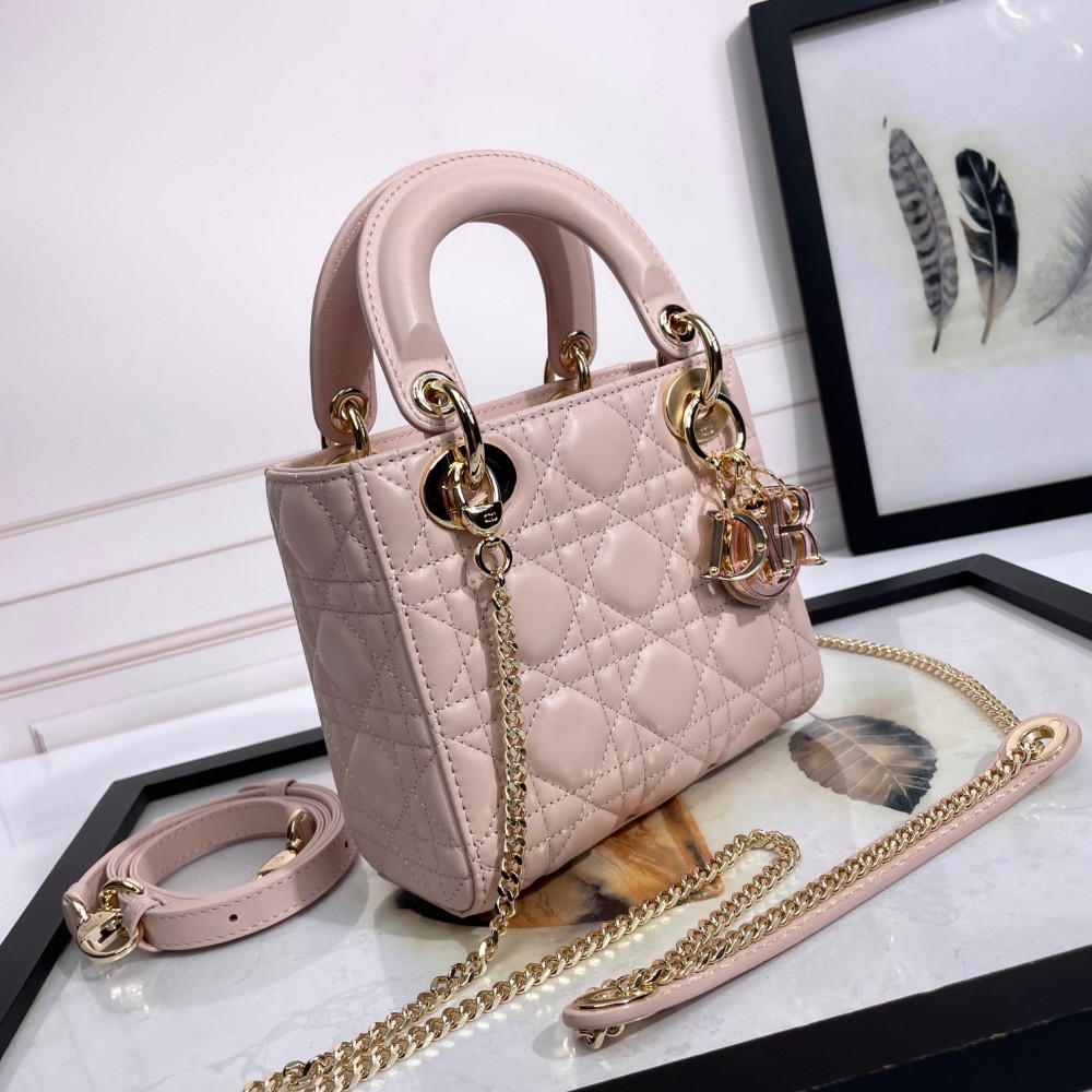 Mini Lady Dior Bag Blush