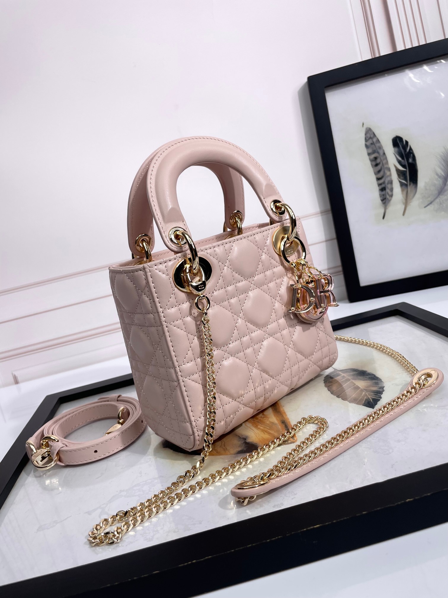 Mini Lady Dior Bag Blush Mini Lady Dior Bag Blush