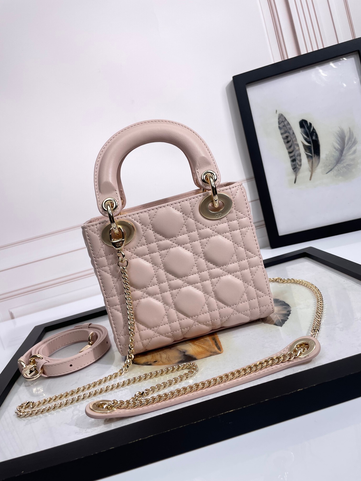 Mini Lady Dior Bag Blush Mini Lady Dior Bag Blush