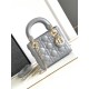 CHRISTIAN DIOR Mini Lady  Bag Red