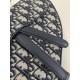 Saddle Bag with Strap Blue Dior Oblique Jacquard Saddle Bag with Strap Blue Dior Oblique Jacquard