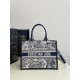 Medium Dior Book Tote Blue and Ecru Toile de Jouy Reverse Embroidery (36 x 16 x 27 cm) Medium Dior Book Tote Blue and Ecru Toile de Jouy Reverse Embroidery (36 x 16 x 27 cm)
