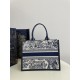 Medium Dior Book Tote Blue and Ecru Toile de Jouy Reverse Embroidery (36 x 16 x 27 cm) Medium Dior Book Tote Blue and Ecru Toile de Jouy Reverse Embroidery (36 x 16 x 27 cm)