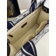 Medium Dior Book Tote Blue and Ecru Toile de Jouy Reverse Embroidery (36 x 16 x 27 cm) Medium Dior Book Tote Blue and Ecru Toile de Jouy Reverse Embroidery (36 x 16 x 27 cm)