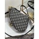 Saddle Bag with Strap Blue Dior Oblique Jacquard (25.5 x 20 x 6.5 cm) Saddle Bag with Strap Blue Dior Oblique Jacquard (25.5 x 20 x 6.5 cm)