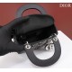 CHRISTIAN DIOR Satin Crystal Cannage Mini Lady Dior Black CHRISTIAN DIOR Satin Crystal Cannage Mini Lady Dior Black