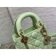 Mini Lady Dior My ABCDior Bag Light Mint Green Cannage Lambskin