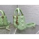 Mini Lady Dior My ABCDior Bag Light Mint Green Cannage Lambskin
