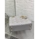Dior Lady Dior Grey Lambskin 20cm