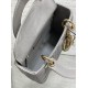 Dior Lady Dior Grey Lambskin 20cm