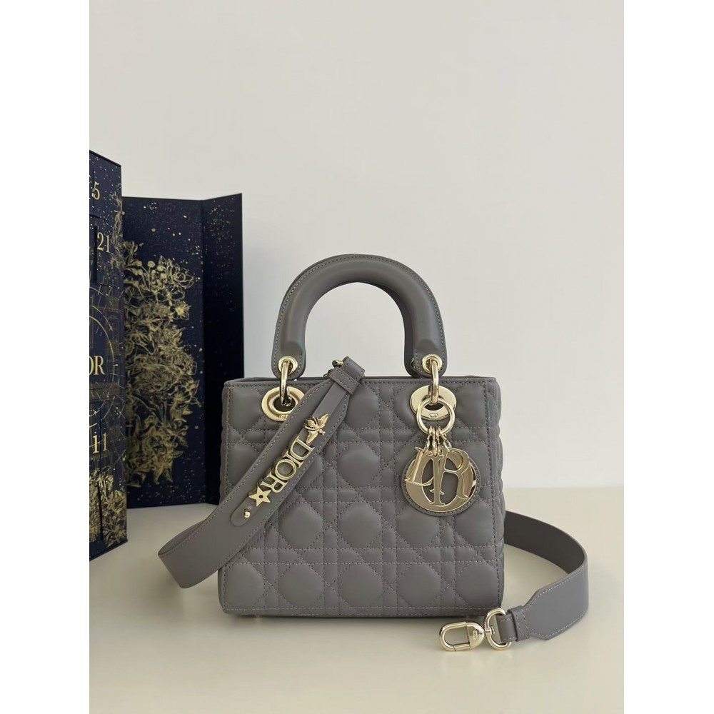 Dior Lady Bag Medium Iron Grey