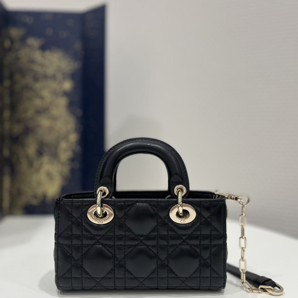 DIOR Mini Lady D-Joy Bag Black 