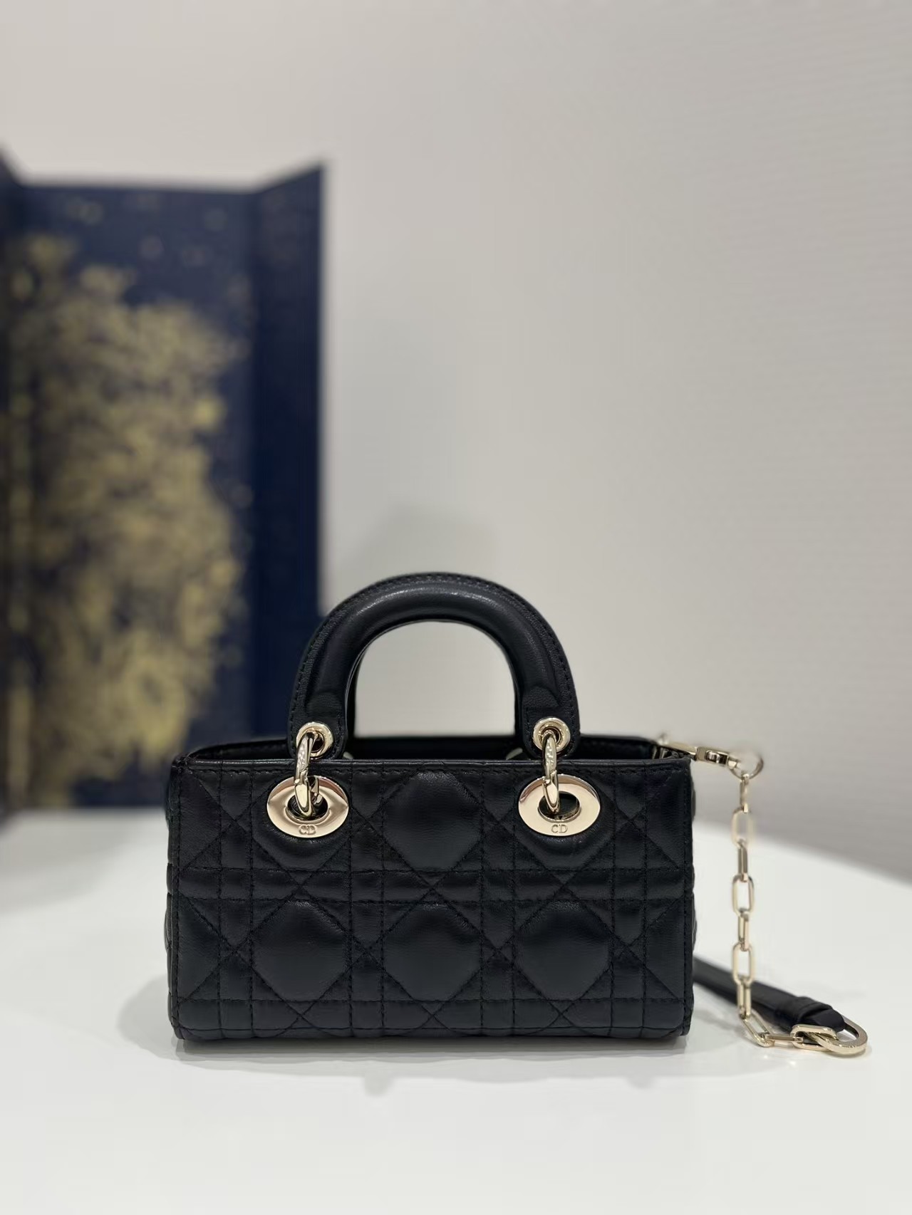 DIOR Mini Lady D-Joy Bag Black 