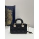 DIOR Mini Lady D-Joy Bag Black 
