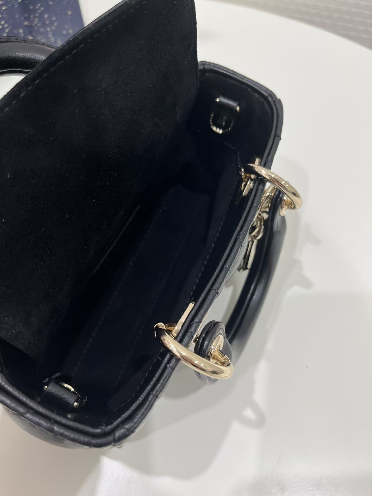DIOR Mini Lady D-Joy Bag Black 