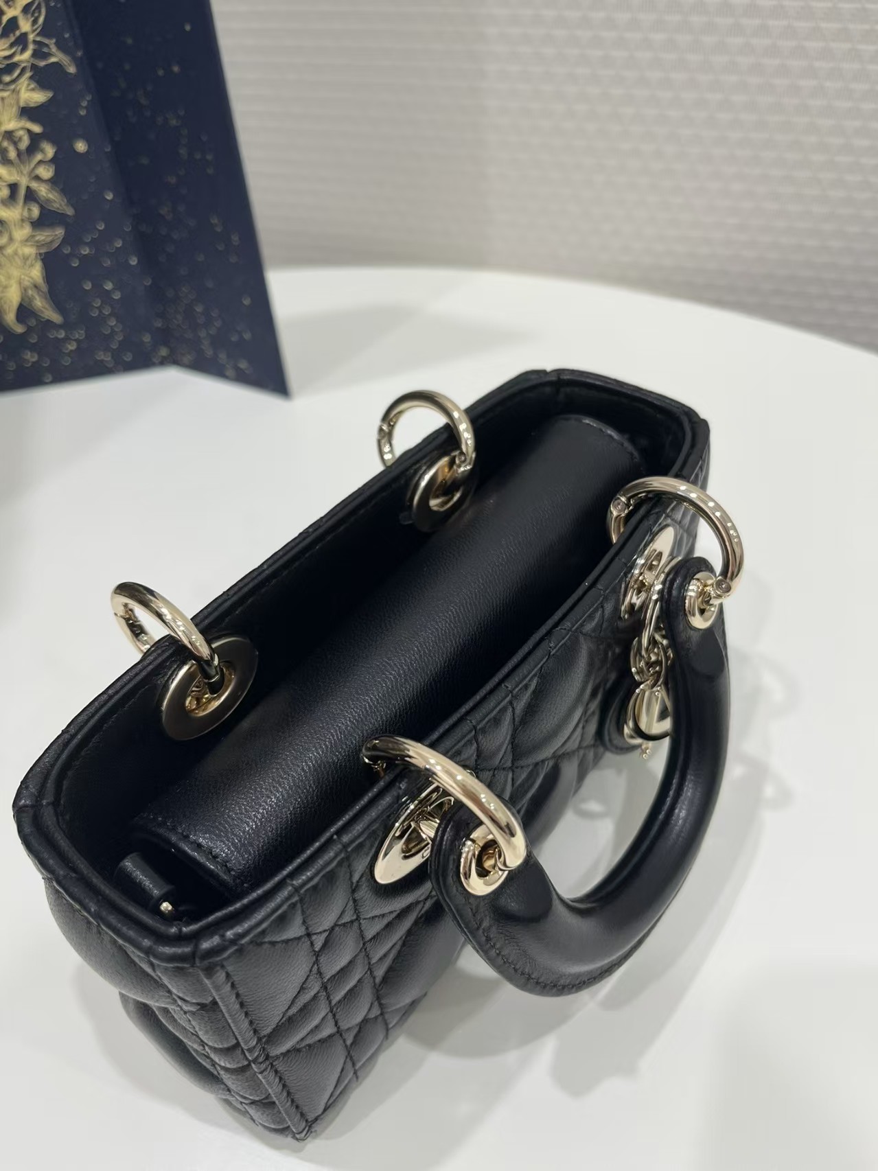DIOR Mini Lady D-Joy Bag Black 