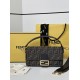 Fendi Brown FF Zucca Medium Two Way Baguette Bag Fendi Brown FF Zucca Medium Two Way Baguette Bag