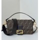 Fendi Brown FF Zucca Medium Two Way Baguette Bag Fendi Brown FF Zucca Medium Two Way Baguette Bag