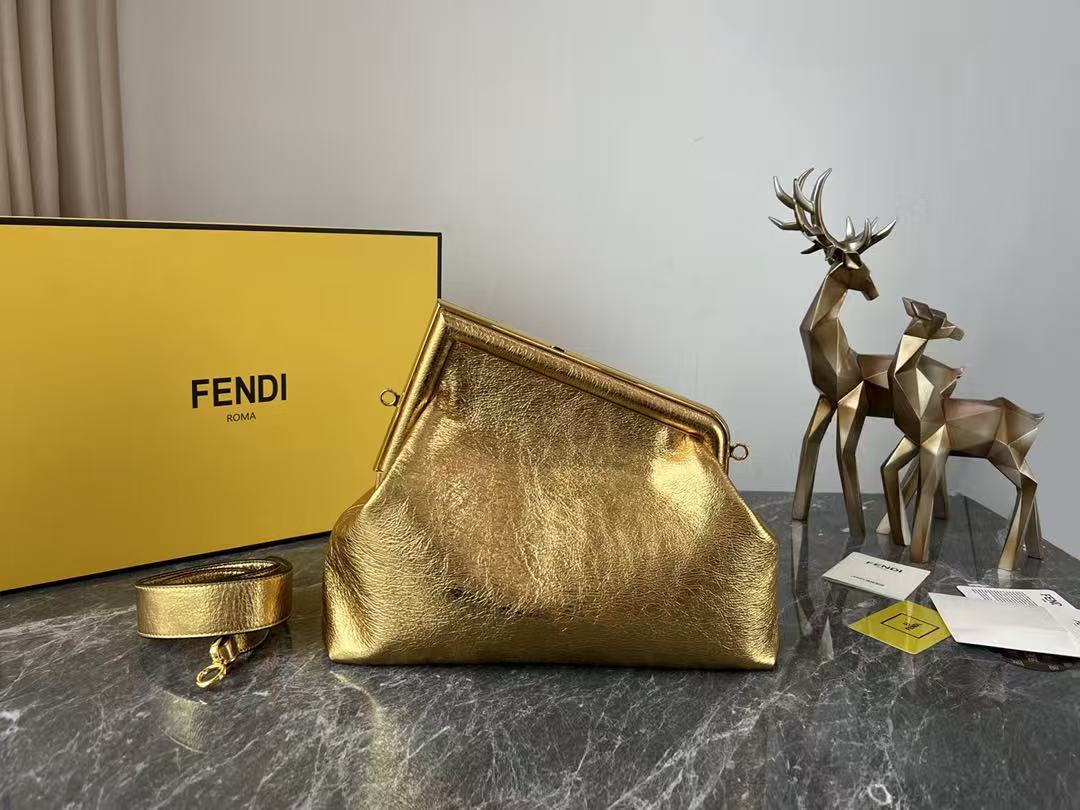 Fendi Rock Millenium Small Fendi First Gold
