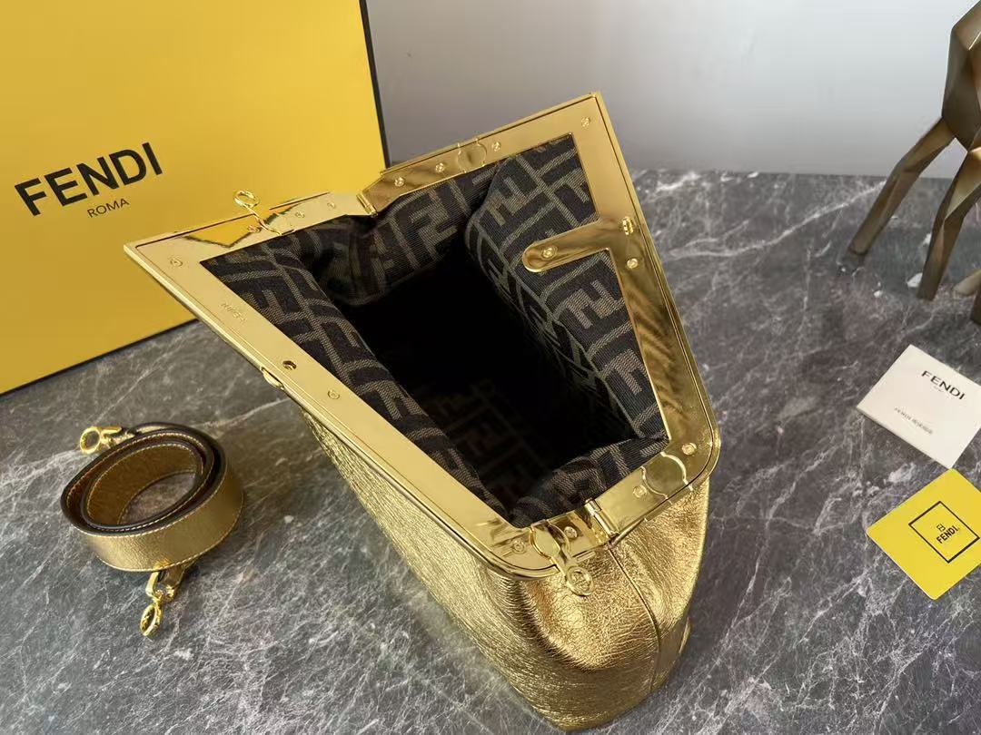 Fendi Rock Millenium Small Fendi First Gold