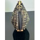 Fendigraphy Mini Brown FF jacquard fabric mini bag