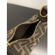 Fendigraphy Mini Brown FF jacquard fabric mini bag