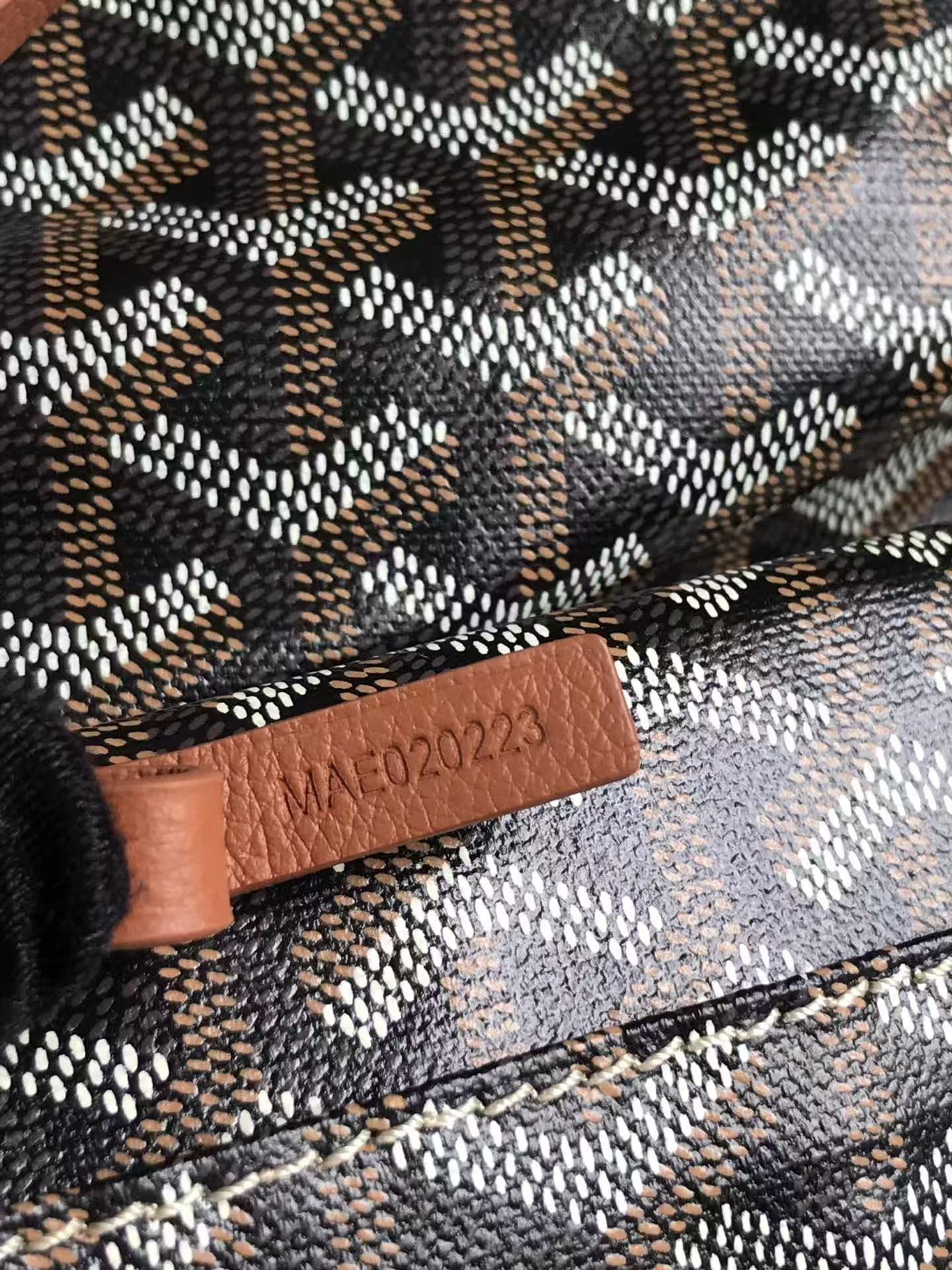 Goyard  Goyardine Boheme Hobo Black Gold