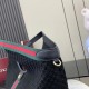 Gucci Giglio large tote bag indark blue GG suede