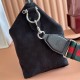 Gucci Brera medium crossbody bag Variation Black GG canvas