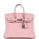 Hermès Birkin 25 Rose Sakura Swift Palladium Hardware Hermès Birkin 25 Rose Sakura Swift Palladium Hardware