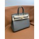 Hermès Birkin 25 Chai Togo Gold Hardware Pewter Gray Hermès Birkin 25 Chai Togo Gold Hardware Pewter Gray