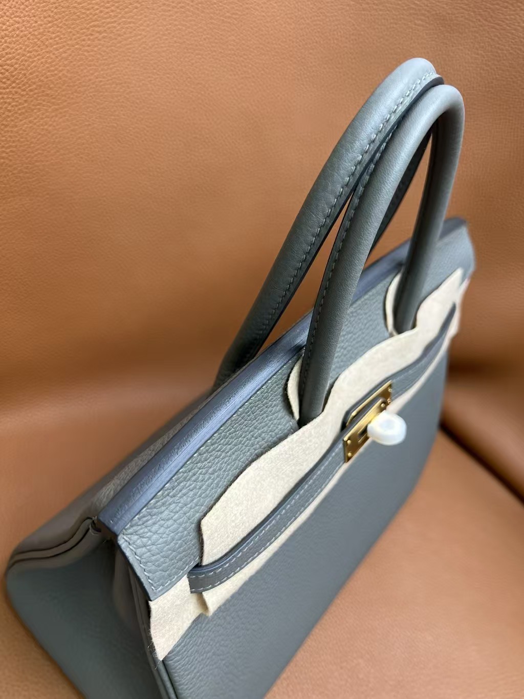 Hermès Birkin 25 Chai Togo Gold Hardware Pewter Gray Hermès Birkin 25 Chai Togo Gold Hardware Pewter Gray