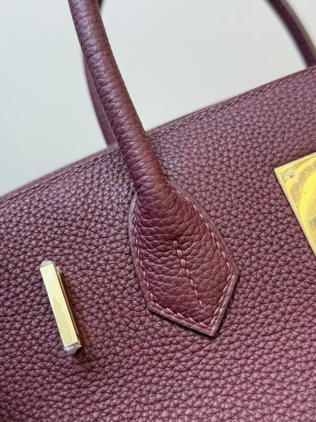 Hermès Rouge H Birkin 30 Togo Gold Hardware Hermès Rouge H Birkin 30 Togo Gold Hardware