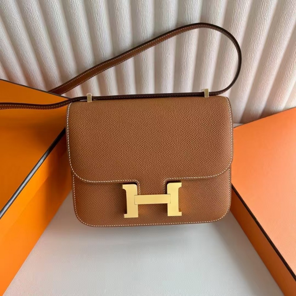 Hemmes Constance Elan Gold Epsom Gold Hardware